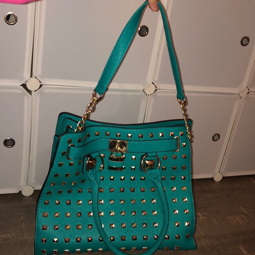 Blue purse